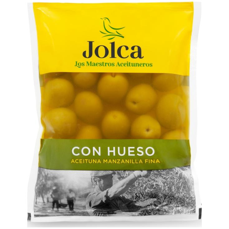 ACEITUNA MANZANILLA C/HUESO JOLCA 200G