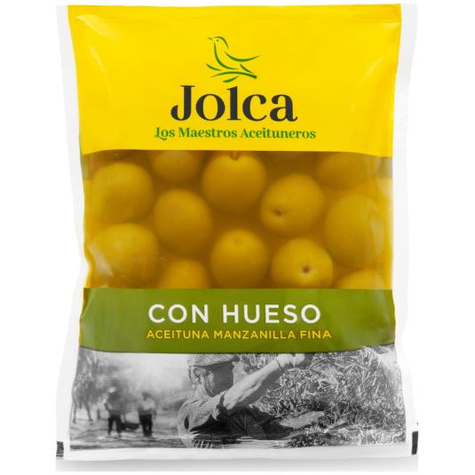 ACEITUNA MANZANILLA C/HUESO JOLCA 200G