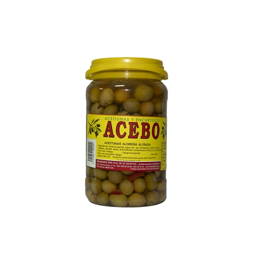 ACEITUNA ALIÑADA ACEBO 800G