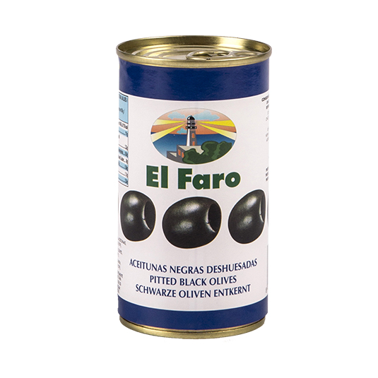 ACEITUNA NEGRA S/HUESO FARO 150G