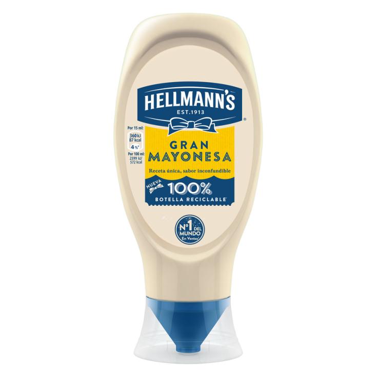 MAYONESA BOCABAJO HELLMANN´S 430ML