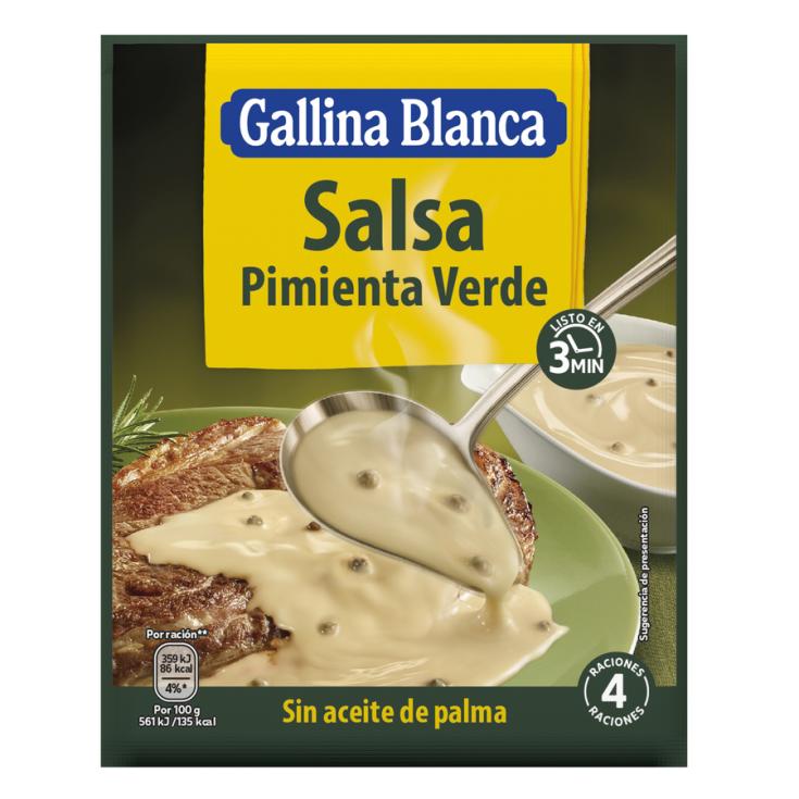 SALSA PIMIENTA VERDE GALLINA BLANCA