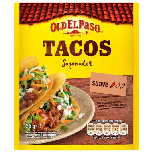 SAZONADOR TACOS OLD EL PASO