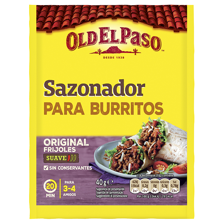 SAZONADOR BURRITO OLD EL PASO