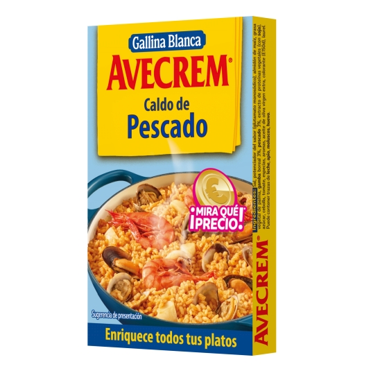 CALDO PESCADO AVECREM 8 PASTILLAS