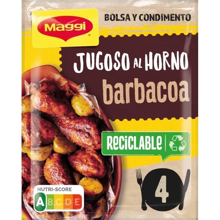 JUGOSO AL HORNO BARBACOA MAGGI