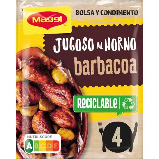 JUGOSO AL HORNO BARBACOA MAGGI