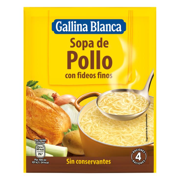 SOPA FIDEO FINO GALLINA BLANCA