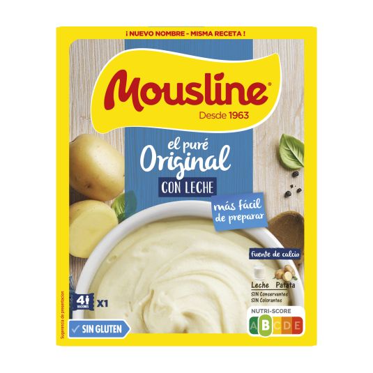 PURE DE PATATAS C/LECHE MOUSLINE 115G