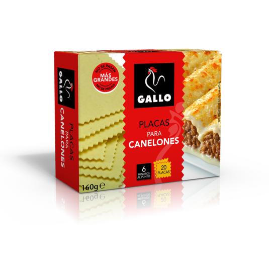 CANELONES GALLO CAJITA 160 GR