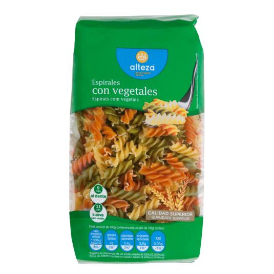 ESPIRALES VEGETALES ALTEZA 500G