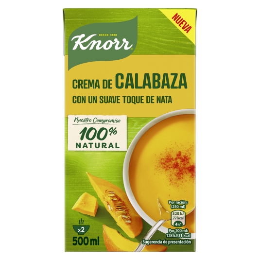 CREMA CALABAZA KNORR 500ML