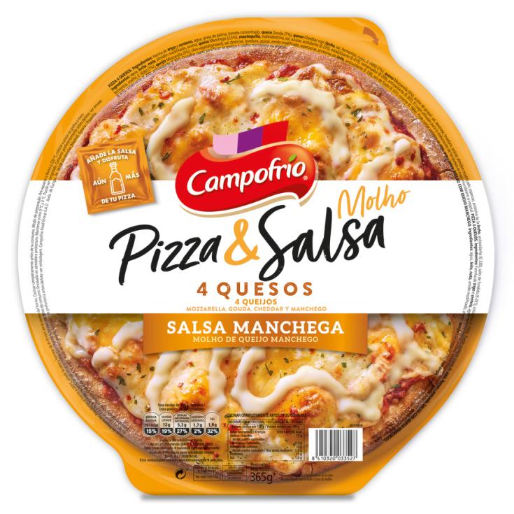 PIZZA & SALSA 4 QUESOS CAMPOFRIO