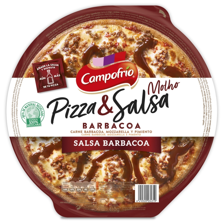 PIZZA & SALSA BARBACOA CAMPOFRIO