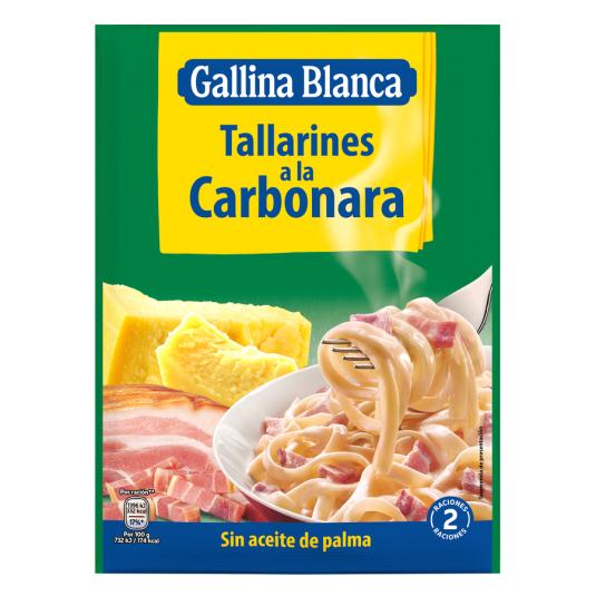 TALLARINES A LA CARBONARA G.BLANCA 143G
