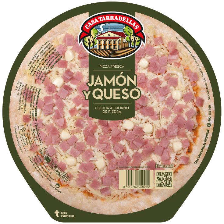 PIZZA JAMON/QUESO CASA TARRADELLAS