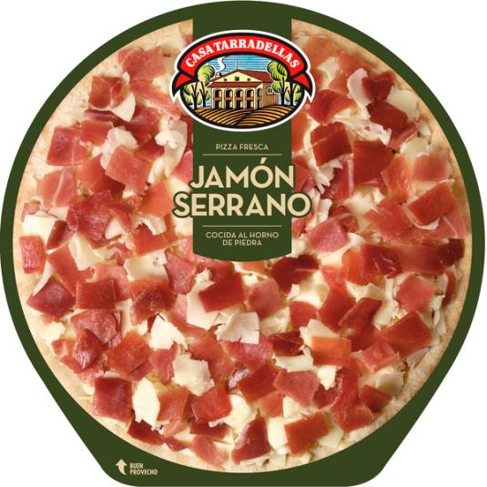 PIZZA JAMON SERRANO CASA TARRADELLAS