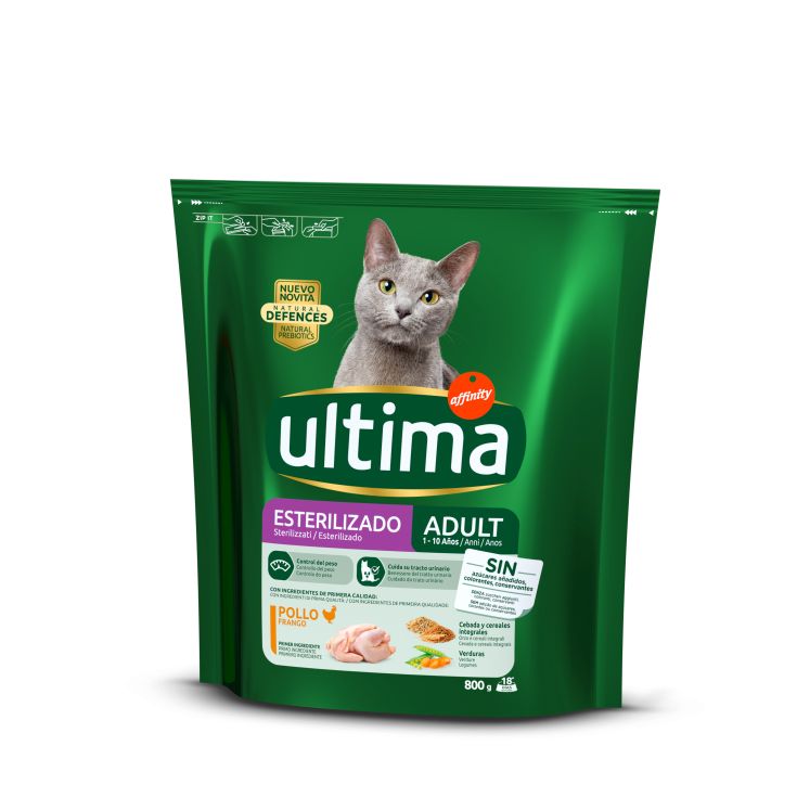 ULTIMA H.CAT ESTERILIZADOS 800 GR