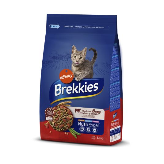 BREKKIES CAT BUEY 3.5 KG