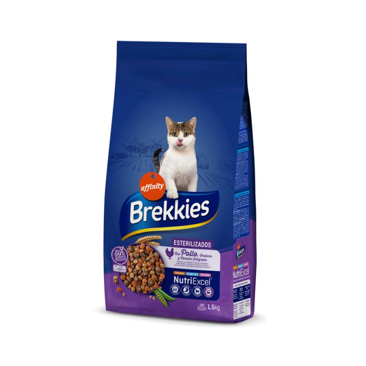 BREKKIES CAT ESTERILIZADOS 1.5 K