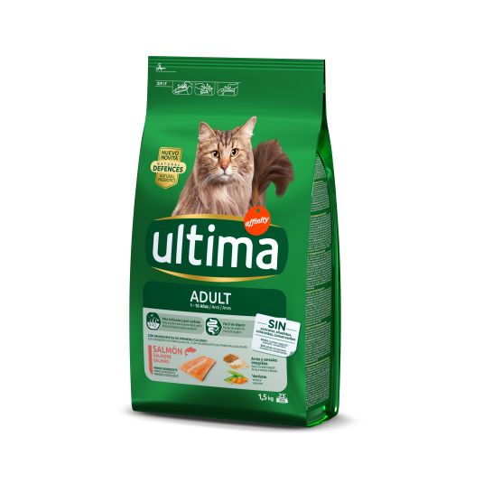 ULTIMA CAT ADULT SALMON 1,5K