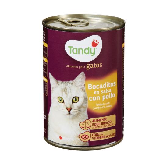 BOCADITOS GATOS POLLO TANDY 415 GR