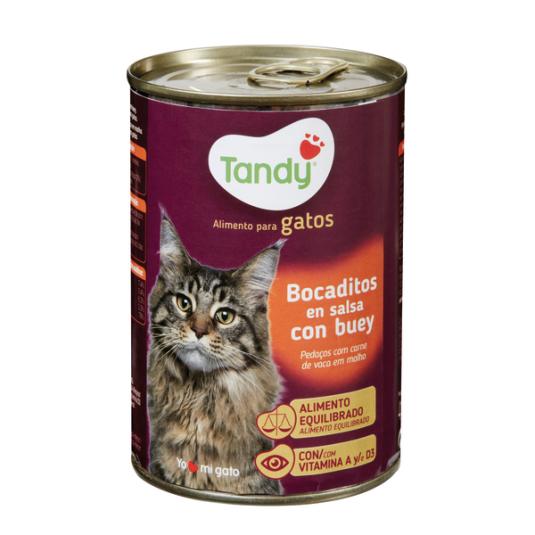 BOCADITOS GATOS TANDY BUEY 415 GR