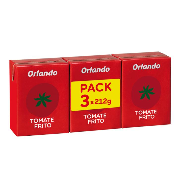TOMATE FRITO ORLANDO 212 GR PACK-3