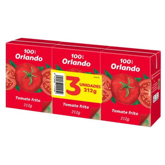 TOMATE FRITO ORLANDO 212 GR PACK-3