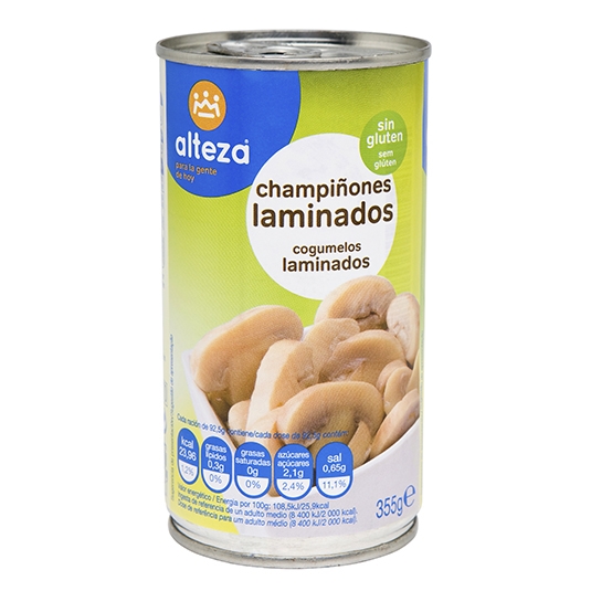 CHAMPIÑON LAMINADO ALTEZA 355G