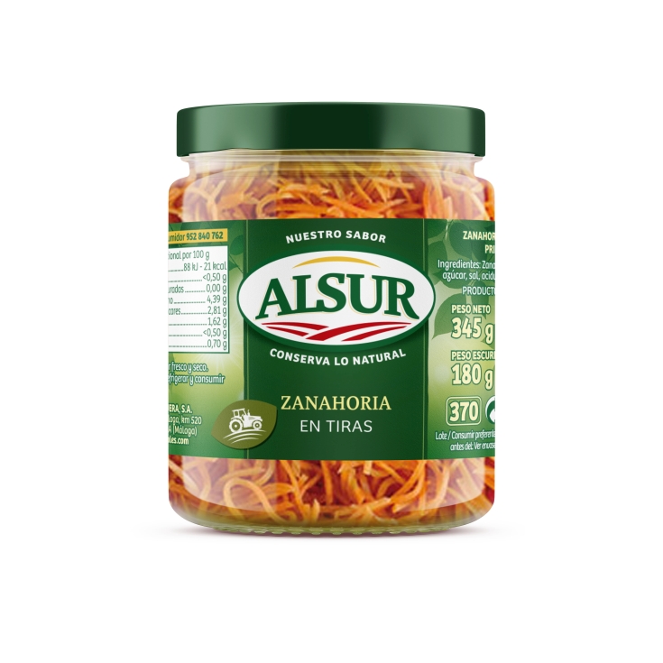 ZANAHORIA RALLADA ALSUR 180G