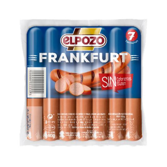 SALCHICHAS FRANKFURT ELPOZO 140G