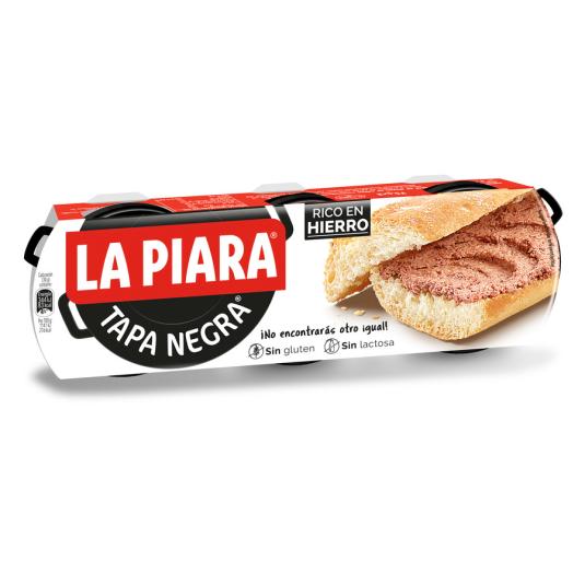 PATE LA PIARA TAPA NEGRA P-3