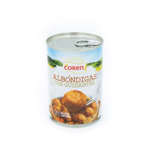 ALBONDIGAS C/GUISANTES COREN 425G