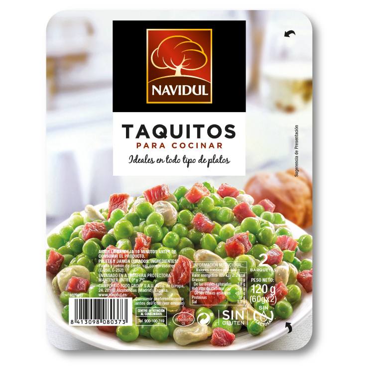 TAQUITOS JAMON NAVIDUL 100G