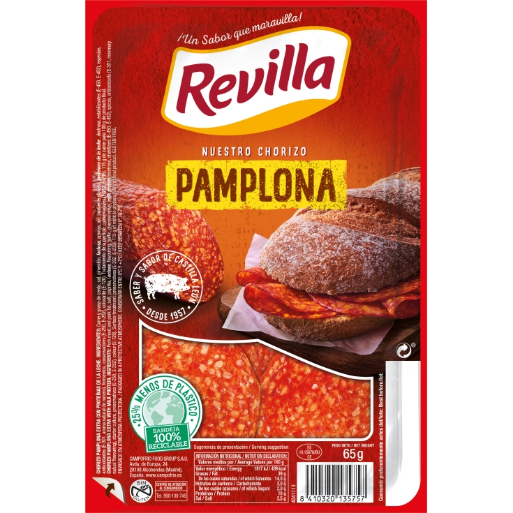 CHORIZO PAMPLONA REVILLA 65G