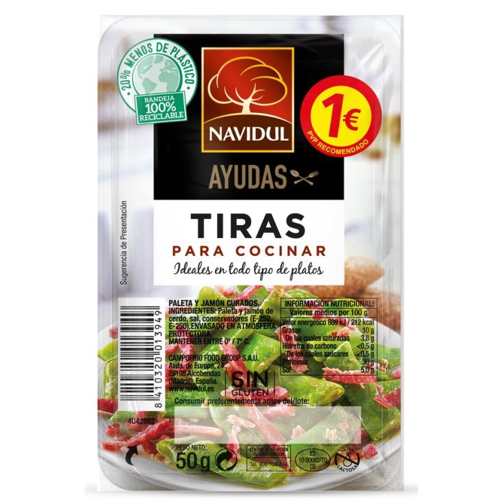 TIRAS JAMON SERRANO NAVIDUL 50G