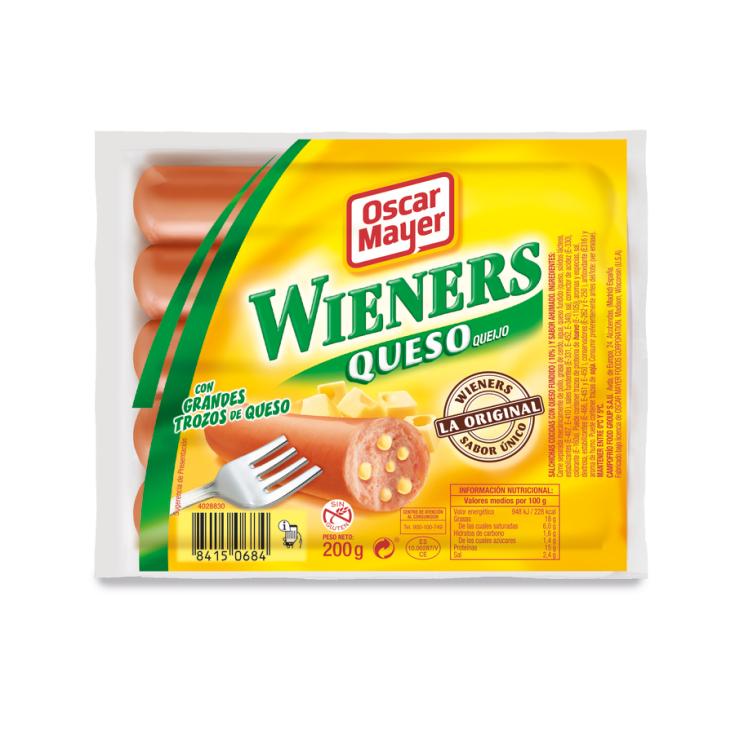 SALCHICHAS WIENERS QUESO O.MAYER 200G