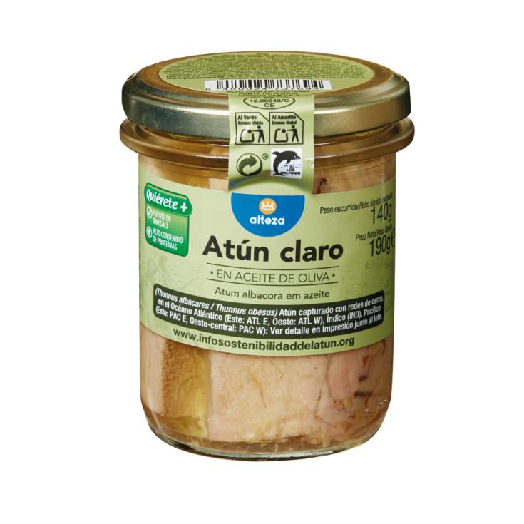 ATUN CLARO A/OLIVA ALTEZA FRASCO 180G