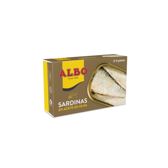 SARDINAS ACEITE ALBO RR 125G