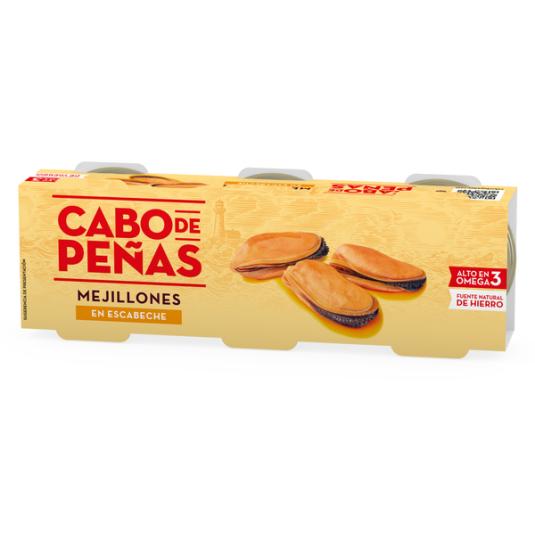 MEJILLON ESCABECHE CABO PEÑAS P-3
