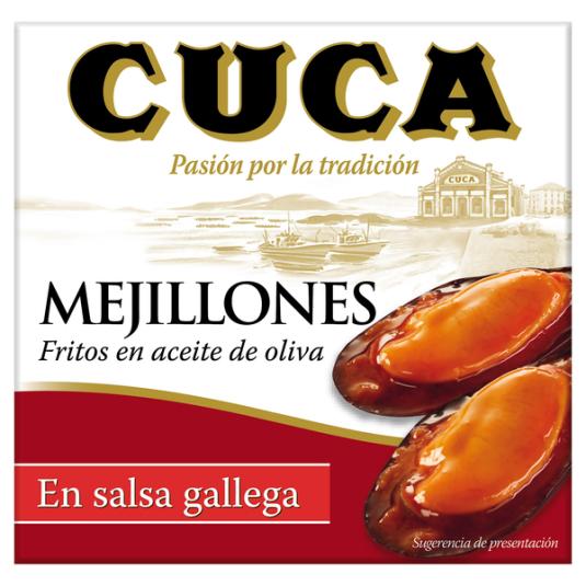 MEJILLONES SALSA GALLEGA CUCA RO 100G