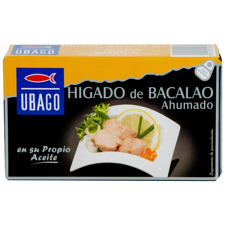 HIGADO DE BACALAO ACEITE UBAGO 115G