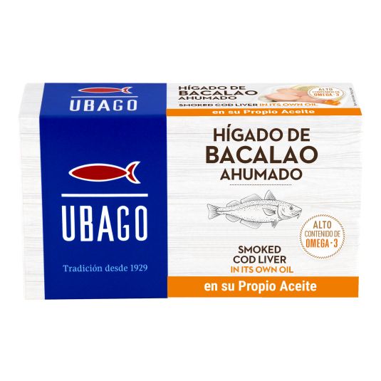 HIGADO DE BACALAO ACEITE UBAGO 115G