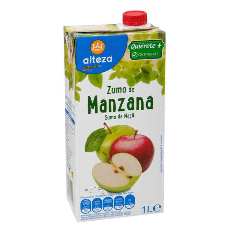 ZUMO MANZANA 100% ALTEZA 1L