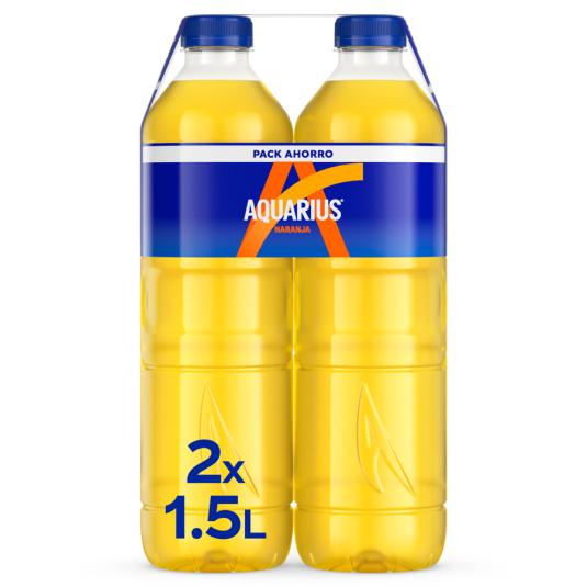 AQUARIUS NARANJA 1,5L BIPACK
