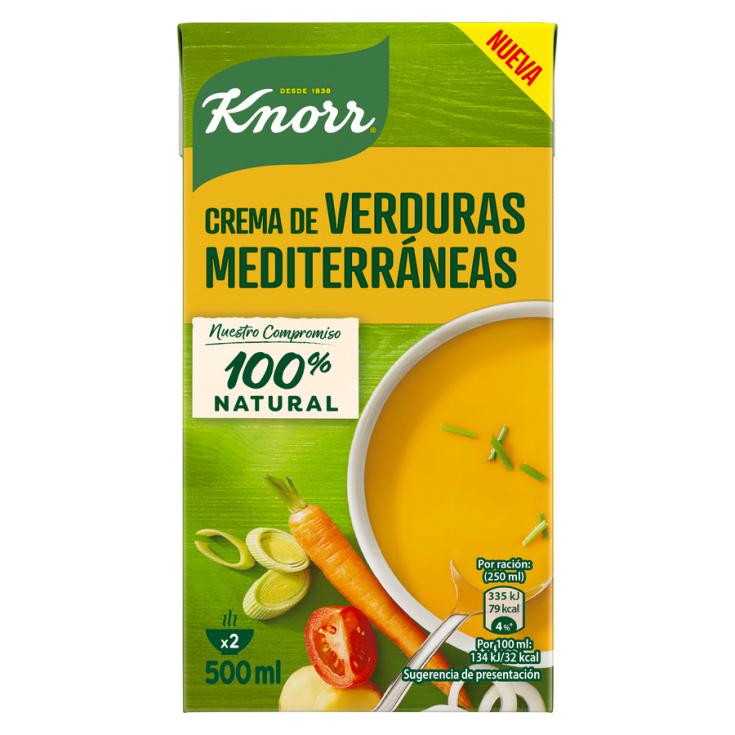 CREMA VERDURAS MEDITERRANEAS KNORR 500ML