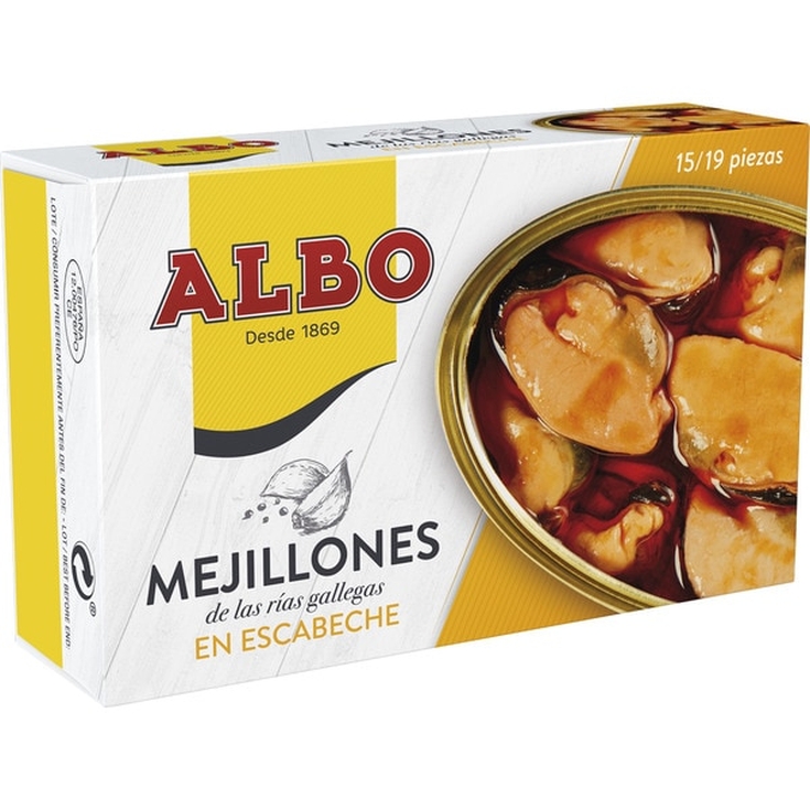 MEJILLONES ESCABECHE ALBO 14/19