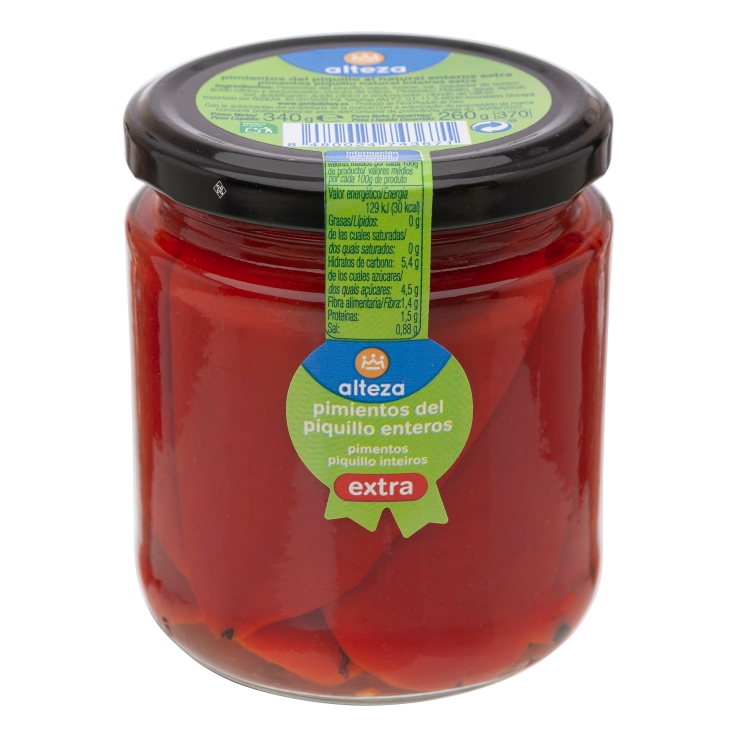 PIMIENTO PIQUILLO ENTERO ALTEZA 260G