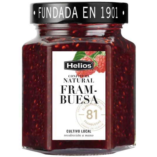 CONFITURA NATURAL FRAMBUESA HELIOS 330G